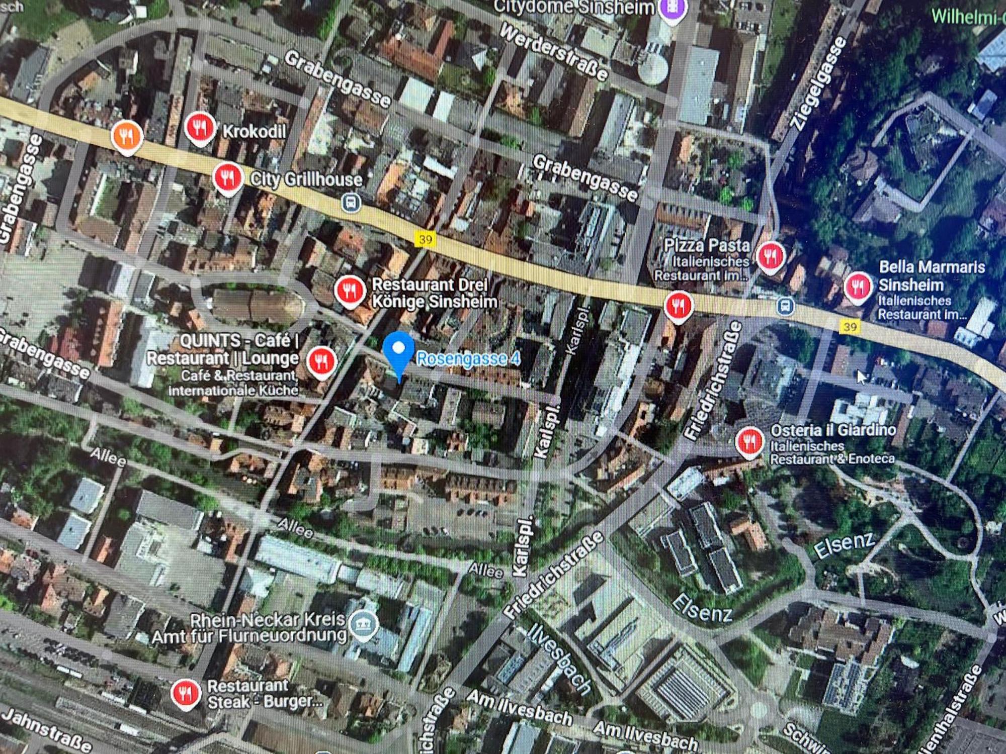 City Apartment Stadtwohnung Mit Kueche Und Netflix Nahe Bahnhof Sinsheim Eksteriør bilde